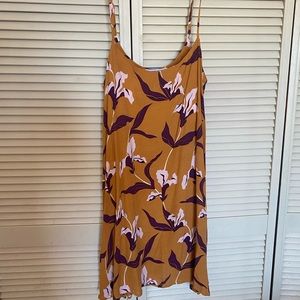 Ava sky mustard aloha dress
